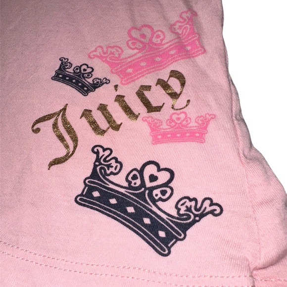 Juicy Couture Pink Long Sleeve Ruffle Blouse Size 6-12 Months - Picture 3 of 6